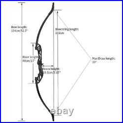 Archery Set 54 Adult&Youth Takedown Recurve Bow and Arrow Kit Target Practice