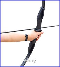 Archery Takedown Recurve Bow and Arrows Set Adult Longbow Kit for Beginner Outdo