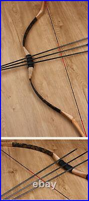 Archery Traditional Longbow Recurve Bow & Arrow & Quiver Horsebow Hunting Target