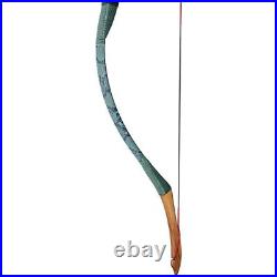 Archery Traditional Recurve Bow + 12x Carbon Arrows, Quiver Set Shooting Target