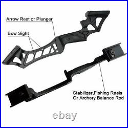 Archery set 57 Takedown Recurve Bow Kit Longbow Right Hand Hunting Arrow Target