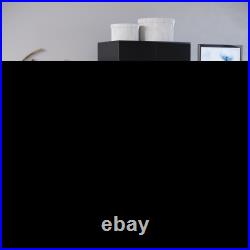 Black Chest of Drawers Modern Bedroom Furniture Bedside Table Wardrobe Desk