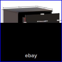 Black Chest of Drawers Modern Bedroom Furniture Bedside Table Wardrobe Desk