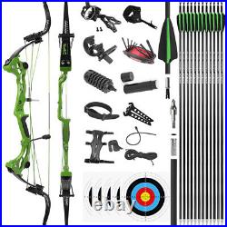 Compound Bow Archery 40-55lbs Recurve Bow Hunting Fishing Target Shooting 320FPS