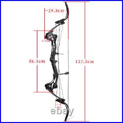 Compound Bow Archery 40-55lbs Recurve Bow Hunting Fishing Target Shooting 320FPS