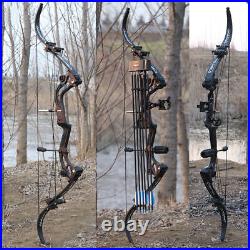 Compound Bow Archery 40-55lbs Recurve Bow Hunting Fishing Target Shooting 320FPS