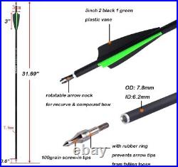 Compound Bow Arrows Set 20-70lb Adjustable Archery Bow Bag Hunting 320FPS RH LH