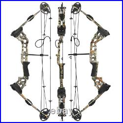 Compound Bow Arrows Set 20-70lb Adjustable Archery Bow Bag Hunting 320FPS RH LH