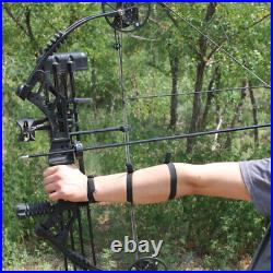 Compound Bow Set 30-70lbs Adjustable 320fps Carbon Arrows Archery Hunting Target