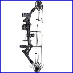 Compound Bow Set 30-70lbs Carbon Arrow Field Archery Target Bow Hunting Shooting