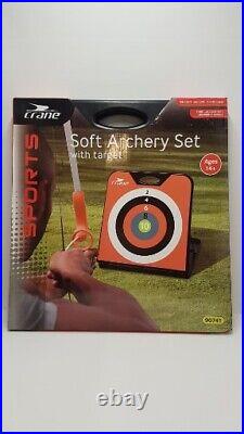 Crane Soft Archery Garden Sport Game Set Kids/Adults Bow And Arrow And Target