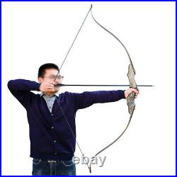 D&Q Takedown Recurve Hunting Longbow Set 50lb Right Hand Bow Arrows UK Stock