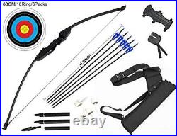 Dostyle Takedown Recurve Bow and Arrow Set Outdoor Archery Hunting Shooting