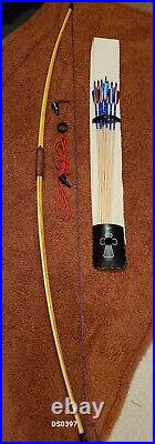 English Longbow and Arrow Set. 42 @ 28. NOW SOLD- CONTACT ME FOR SIMILAR