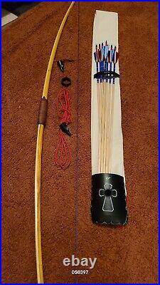 English Longbow and Arrow Set. 42 @ 28. NOW SOLD- CONTACT ME FOR SIMILAR