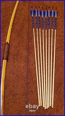 English Longbow and Arrow Set. 42 @ 28. NOW SOLD- CONTACT ME FOR SIMILAR