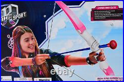 Girls Bow Arrow Set Archery Set 3 Arrows Suction Cup Suitable for 6+