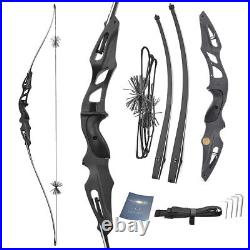 ILF 64 Longbow Foam Core Limb 20-50lbs 19 Riser Takedown Archery Hunting BOSEN