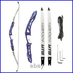 ILF 68 Recurve Bow 25 Riser Archery 18-40lbs Aluminum Target Bow Hunting Shoot