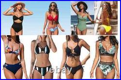 JOBLOT Wholesale Women Swimsuit One Piece Bikini Set Sexy Swimwear Tall Tri Swim