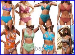 JOBLOT Wholesale Women Swimsuit One Piece Bikini Set Sexy Swimwear Tall Tri Swim