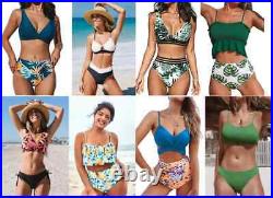 JOBLOT Wholesale Women Swimsuit One Piece Bikini Set Sexy Swimwear Tall Tri Swim