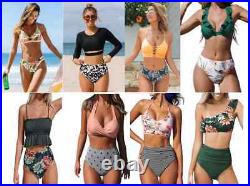 JOBLOT Wholesale Women Swimsuit One Piece Bikini Set Sexy Swimwear Tall Tri Swim