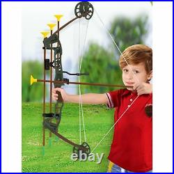 Kids Bow & Arrow Set With Arrows Target Hunting Toy Gun Archery Shooting Boys