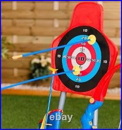 Laser Bow & Arrow Archery Set Target Stand Kids Toy Indoor/Outdoor Garden Fun