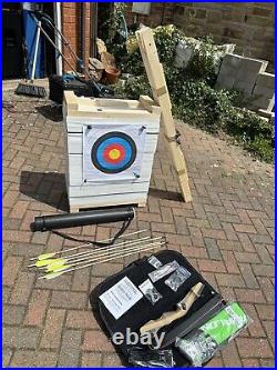 Left Handed Reverb Bow & Arrow Set Inc Accessories And Target