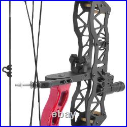 Mini Compound Bow Arrow Set 25lbs Fishing Hunting 16 Archery Right Left Hand