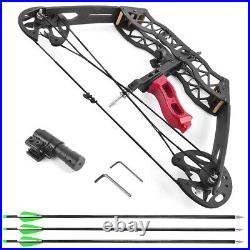 Mini Compound Bow Arrow Set 25lbs Fishing Hunting 16 Archery Right Left Hand