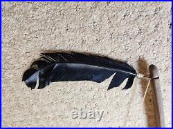 Native American Inspired Set 44 Long Bowith2 -25 Long Arrows Fur Beads Feathers