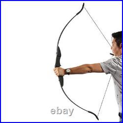 Recurve Bow Takedown 20lbs-40lbs CS Shooting Game Target Practice Carbon Arrows