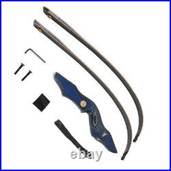 TOPARCHERY 60 Archery Takedown Recurve Bow RH 25-50lbs Wooden Bow&Arrow Set