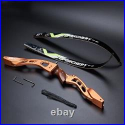 TOPARCHERY 68 Archery TAKEDOWN RECURVE BOW ILF BOW Competition Hunting 20-40lbs