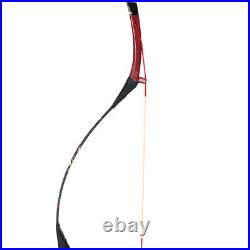 Traditional Archery Recurve Bow & 6× Carbon Arrows Set Hunting Shooting Horsebow