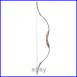 Traditional Recurve Bow 30-50lbs Horse Bow Wooden Takedown RH LH Archery Target