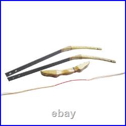 Traditional Recurve Bow 30-50lbs Horse Bow Wooden Takedown RH LH Archery Target