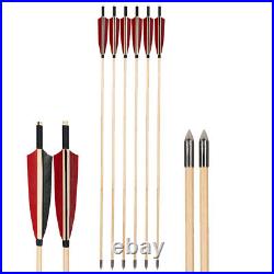 Traditional Recurve Bow Set 30-50bs Mongolian Horse Bow Set Archery Hunting