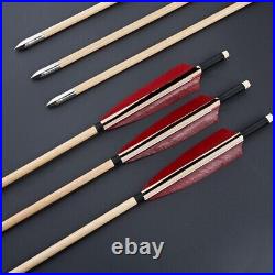 Traditional Recurve Bow Set 30-50bs Mongolian Horse Bow Set Archery Hunting