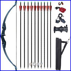 Vogbel Archery Recurve Bow and Arrows Set for Adults 30lb 40lb 30lb, Black