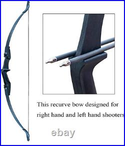 Vogbel Archery Recurve Bow and Arrows Set for Adults 30lb 40lb 30lb, Black