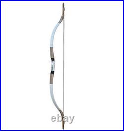 White Cowhide Traditional Bow Archery Recurve Bow Hunting Mongolian Horsebow Set