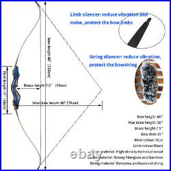 Wooden Takedown Recurve Bow Archery Hunting Bow and Arrows Set for Youth Adult