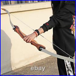 Youth Recurve Bow 10-20lbs Wooden Takedown Archery Beginner Practice Shoot Gift