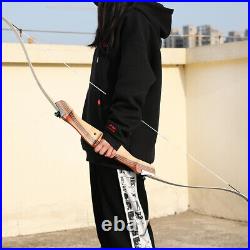 Youth Recurve Bow 10-20lbs Wooden Takedown Archery Beginner Practice Shoot Gift