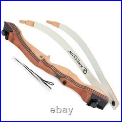 Youth Recurve Bow 10-20lbs Wooden Takedown Archery Beginner Practice Shoot Gift